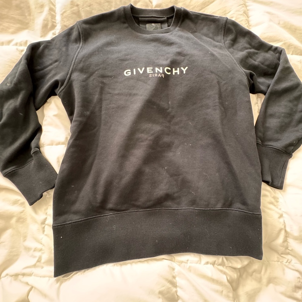 Givenchy Men's Charcoal Crewneck Sweater